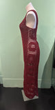Cranberry Flower Dress
