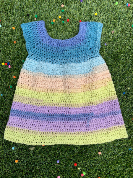 Triple scoop kids dress