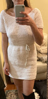 Creamy mini dress