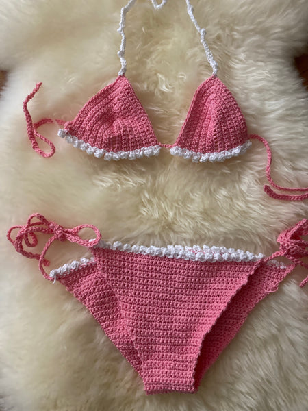 Raspberry and Cream bikini